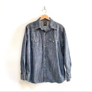 Civilianaire Denim Western Shirt